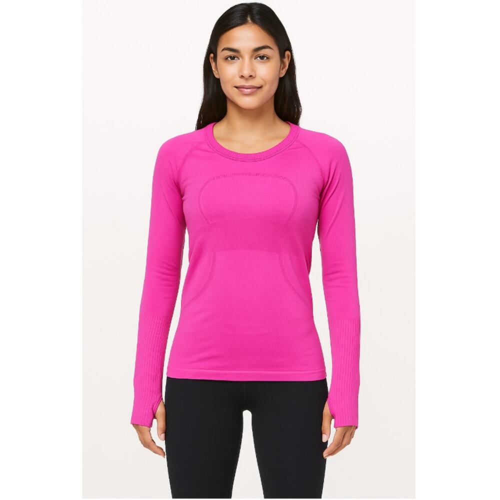 Lululemon Swiftly Tech Pink Long Sleeve 2.0 – Size 6 💖⚡️💖
